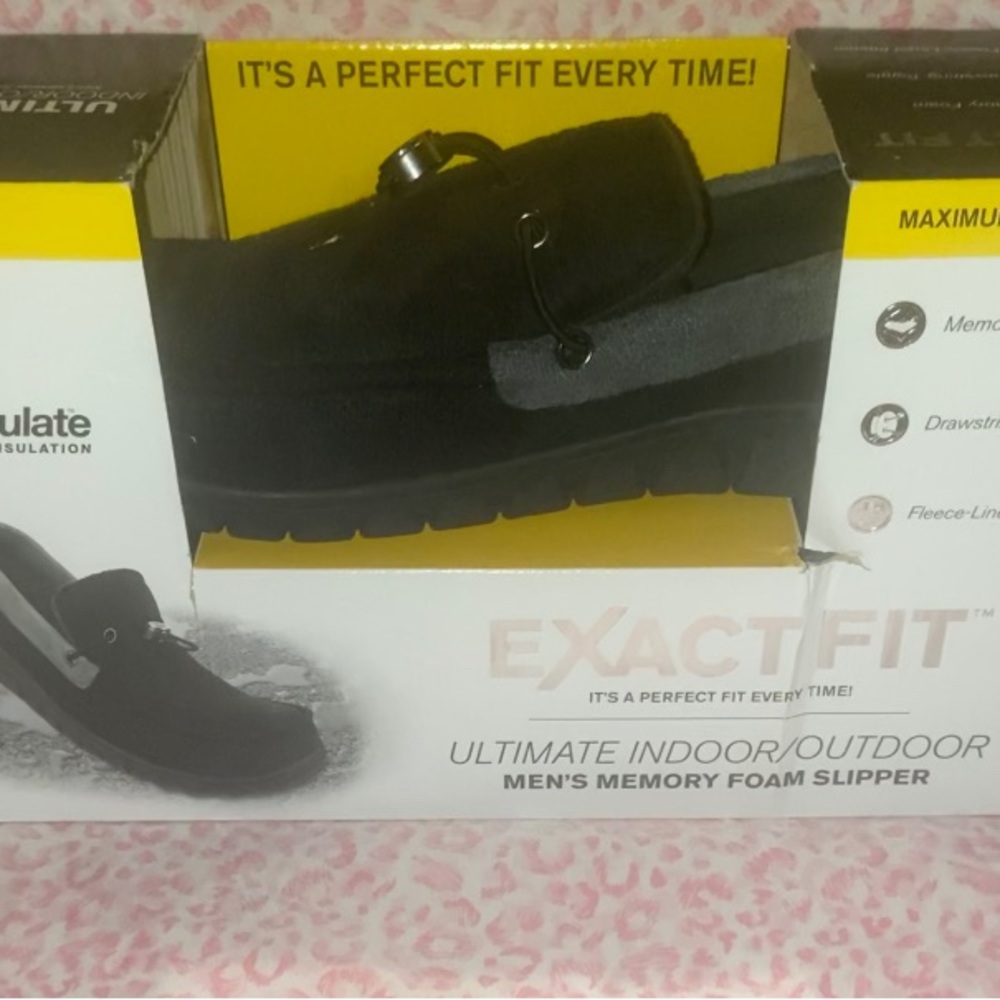 Mens indoor/ outdoor slippers